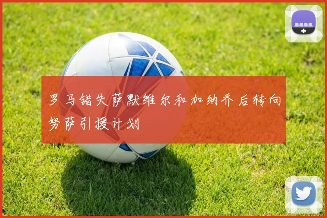 罗马错失萨默维尔和加纳乔后转向努萨引援计划
